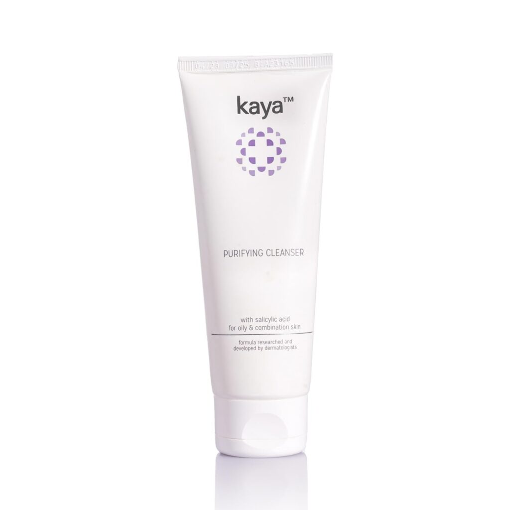 Kaya Clinic Acne Free Purifying Cleanser Salicylic Acid Face Wash Reduces Acne & Pimples for Pimple Prone Skin Face Wash for Oily Skin, 100ml
