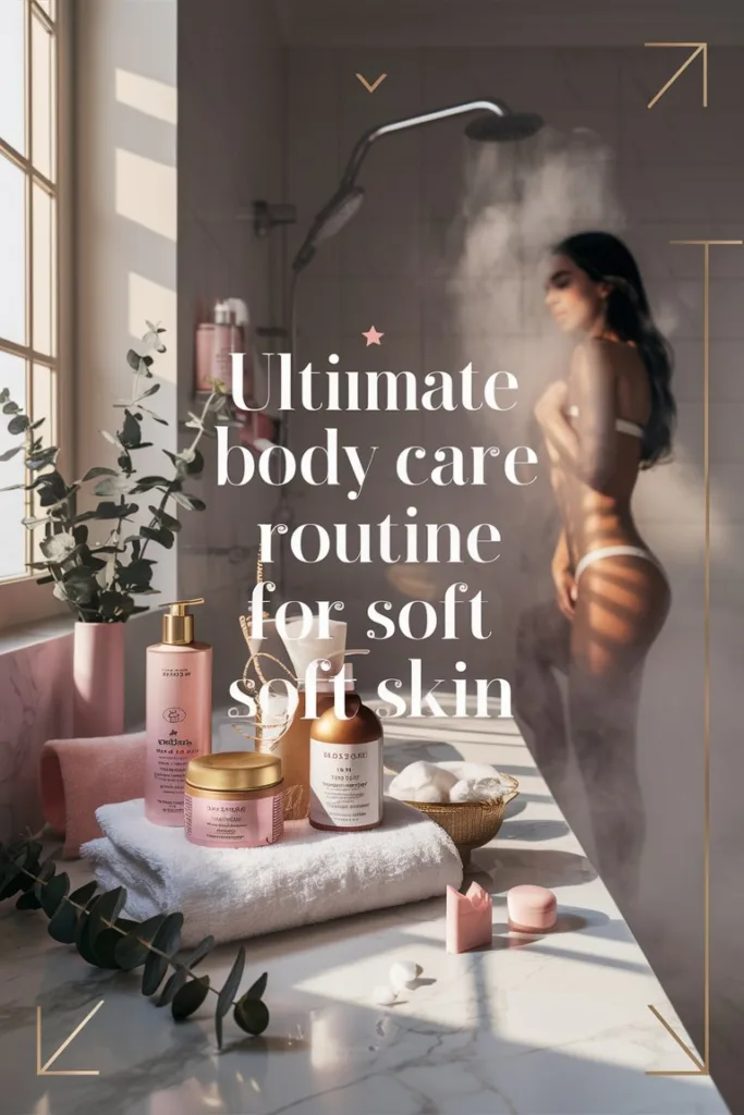 body care products and routine
aesthetic