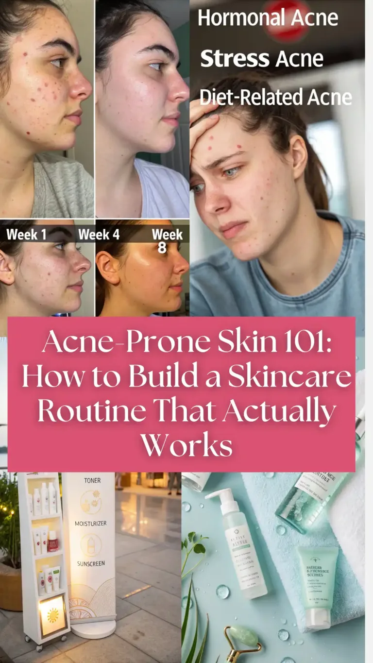 acne prone skincare routine