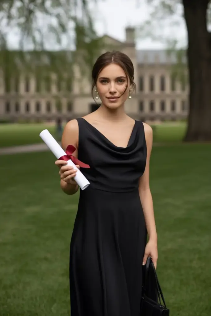 Black Graduation Dress